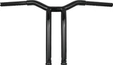 Burly Brand Dominator Raked Bar 14in - Gloss Black Burly Brand Handlebars  AXOPROS