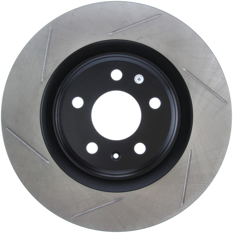 StopTech Power Slot 12-13 Audi A6 Quattro/11-12 A7 Quattro / 10-13 S4 Rear Right Slotted Rotor Stoptech Brake Rotors - Slotted  AXOPROS