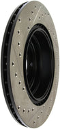 StopTech 06 BMW 330 / 07-09 BMW 335 Slotted & Drilled Left Rear Rotor Stoptech Brake Rotors - Slot & Drilled  AXOPROS