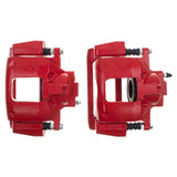 Power Stop 07-18 Jeep Wrangler JK Front Red Caliper Pair w/Bracket PowerStop Brake Calipers - Perf  AXOPROS