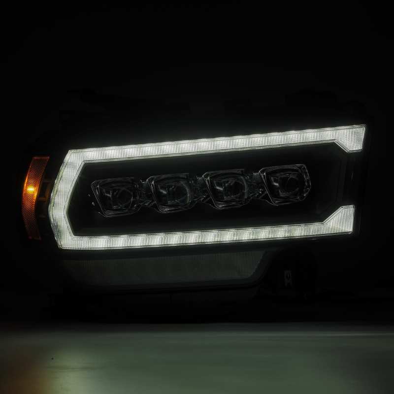 AlphaRex 19-21 Ram 2500 NOVA LED Proj Headlights Plank Style Black w/Activ Light/Seq Signal/DRL AlphaRex Headlights  AXOPROS