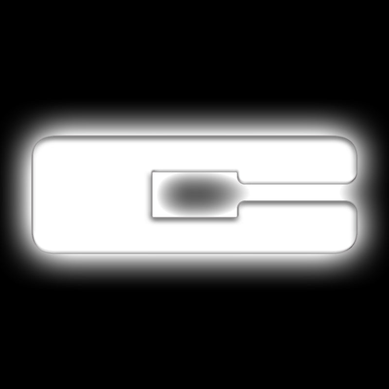 ORACLE Lighting Universal Illuminated LED Letter Badges - Matte Wht Surface Finish - C ORACLE Lighting Light Accessories and Wiring  AXOPROS