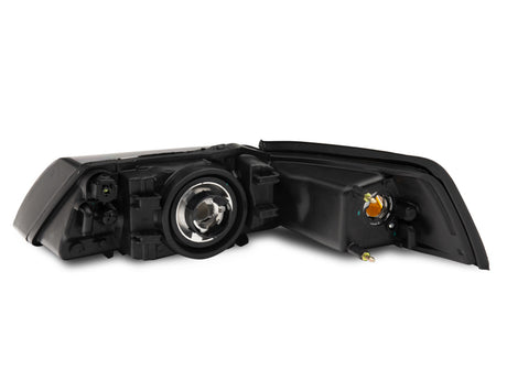 Raxiom Raxiom 99-04 Mustang Axial Series OEM Style Replacement Headlights- Black Housing (Clear Lens) Headlights aftermarket performance part