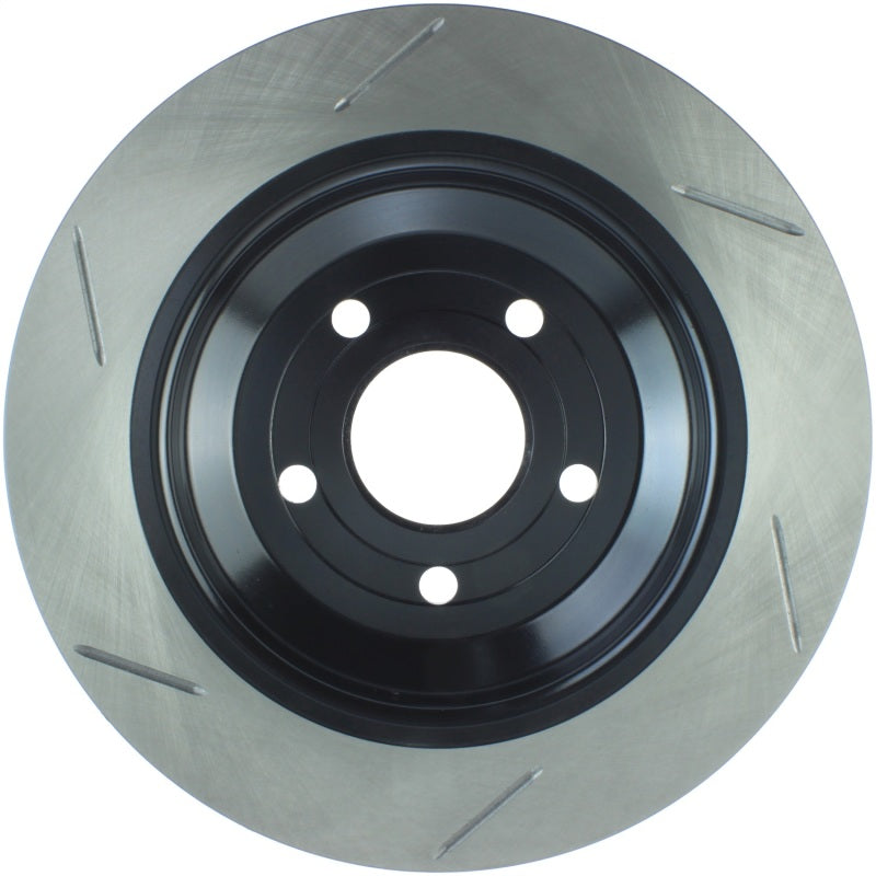 StopTech 2016 Ford Focus RS Slotted Rear Left Sport Brake Rotor Stoptech Brake Rotors - Slotted  AXOPROS