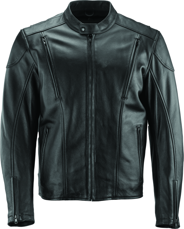 River Road Race Leather Jacket Black - Medium River Road Jackets - Leather  AXOPROS