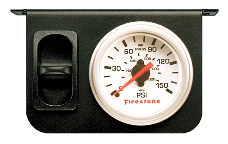 Firestone Air Adj. Leveling Electric Control Panel w/Single Gauge 0-150psi - White (WR17602229) Firestone Suspension Controllers  AXOPROS