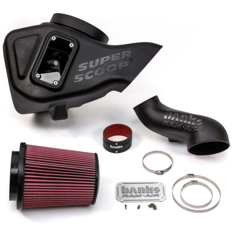 Banks Power 19-21 Dodge Ram 6.7L Ram-Air Intake System - Oiled Filter Banks Power Short Ram Air Intakes  AXOPROS