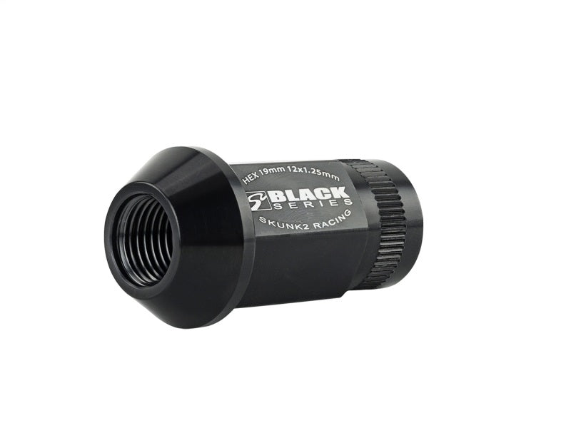 Skunk2 12x1.25 Forged Lug Nut - Black (Set of 20) Skunk2 Racing Lug Nuts  AXOPROS