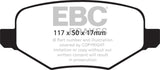 EBC 11+ Ford Explorer 2.0 Turbo 2WD Greenstuff Rear Brake Pads EBC Brake Pads - Performance  AXOPROS