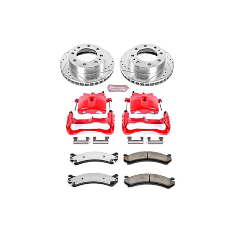 PowerStop Power Stop 03-09 Hummer H2 Front Z36 Truck & Tow Kit w/Cals Brake Kits - Performance D&S aftermarket performance part