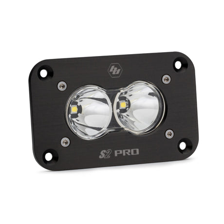 Baja Designs Baja Designs S2 Pro LED Spot Black Flush Mount - Clear Light Bars & Cubes aftermarket performance part