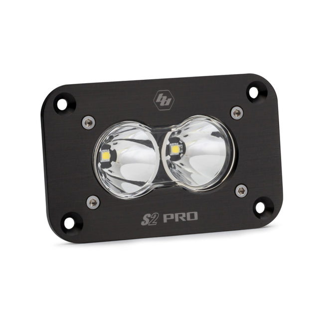 Baja Designs Baja Designs S2 Pro LED Spot Black Flush Mount - Clear Light Bars & Cubes aftermarket performance part