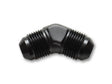 Vibrant Flare Union 45 Degree Adapter Fittings Size -8 AN Vibrant Fittings  AXOPROS