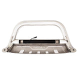 Lund 07-17 Chevy Silverado 1500 Bull Bar w/Light & Wiring - Polished LUND Bull Bars  AXOPROS