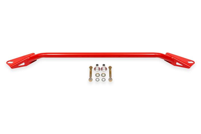 BMR 24-25 Ford Mustang S650 Chassis Brace Front Subframe 2-point - Red BMR Suspension Chassis Bracing  AXOPROS