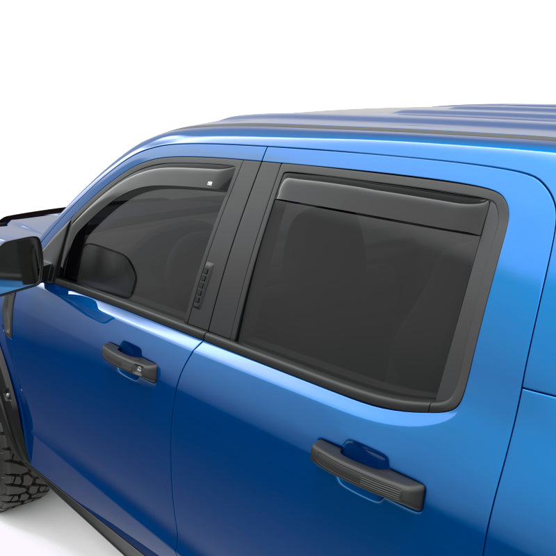 EGR 22-23 Ford Maverick Lariat XL XLT Front/Rear Window Visors - Dark Smoke Finish EGR Wind Deflectors  AXOPROS