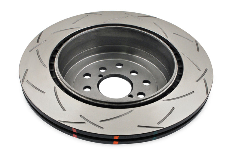 DBA 01-07 Subaru WRX/STI 10 Stud Hole Rear Slotted 4000 Series Rotor DBA Brake Rotors - Slotted  AXOPROS