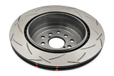 DBA 01-07 Subaru WRX/STI 10 Stud Hole Rear Slotted 4000 Series Rotor DBA Brake Rotors - Slotted  AXOPROS