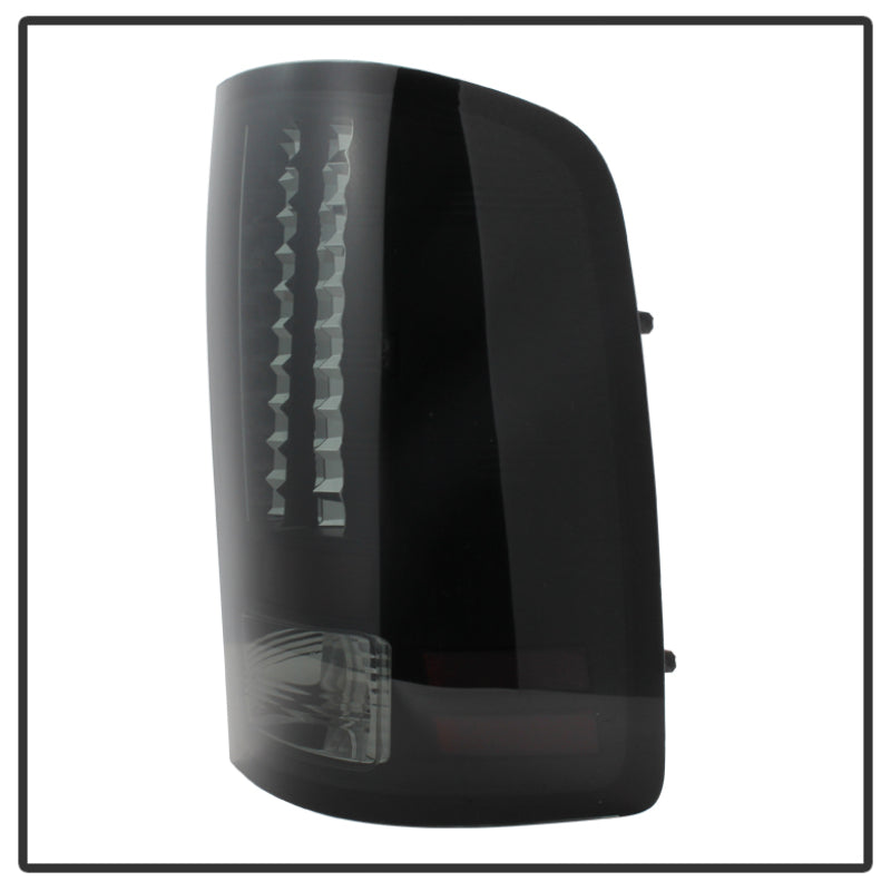 Spyder GMC Sierra 07-13 (Not 3500 Dually 4 Rear Wheels)LED Tail Lights Blk Smke ALT-YD-GS07-LED-BSM SPYDER Tail Lights  AXOPROS