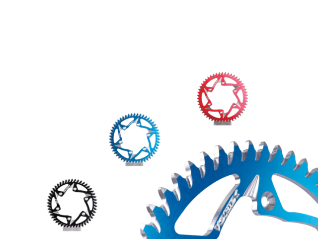 Vortex Racing Vortex Racing Steel Rear Sprocket 520 46 Tooth- Black Sprockets aftermarket performance part