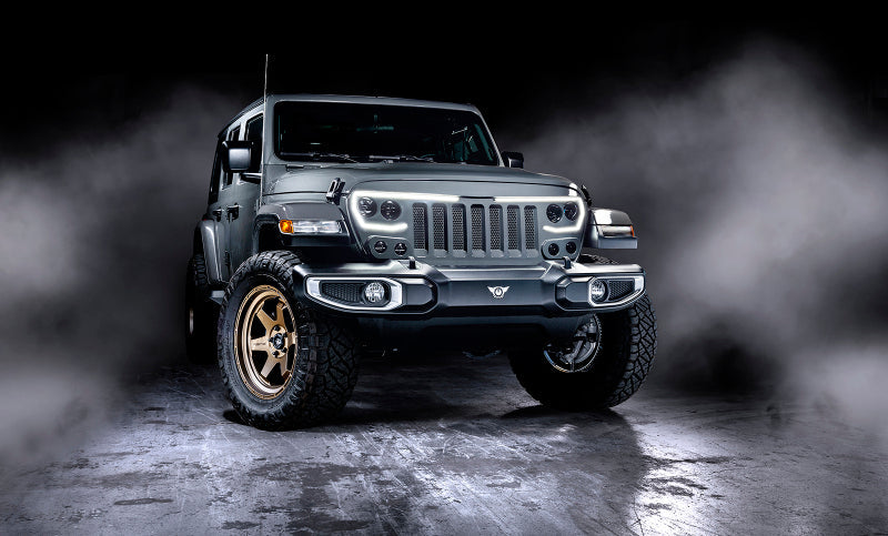 Oracle VECTOR Series Full LED Grille - Jeep Wrangler JL/JT - NA SEE WARRANTY ORACLE Lighting Light Accessories and Wiring  AXOPROS