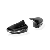 Akrapovic 2018+ BMW M5 (F90) / 2020 BMW M8 (F91/F92) Carbon Fiber Mirror Cap Set - High Gloss Akrapovic Carbon Accessories  AXOPROS