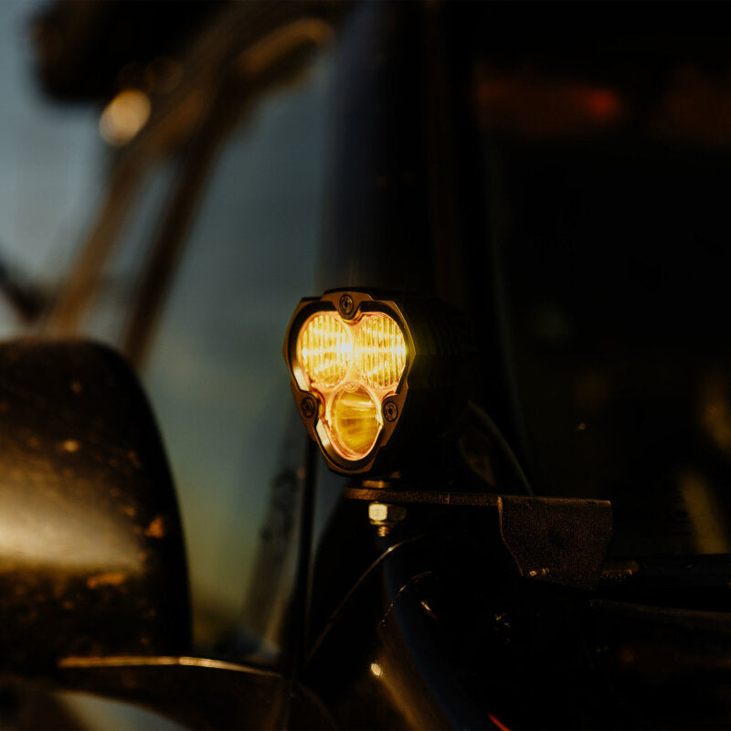 KC HiLiTES FLEX ERA 3 Performance Yellow Combo Beam Lens KC HiLiTES Light Accessories and Wiring  AXOPROS