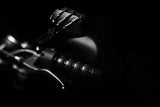 Kuryakyn Skeleton Hand Mirrors Black/Black Kuryakyn Rear View Mirrors  AXOPROS