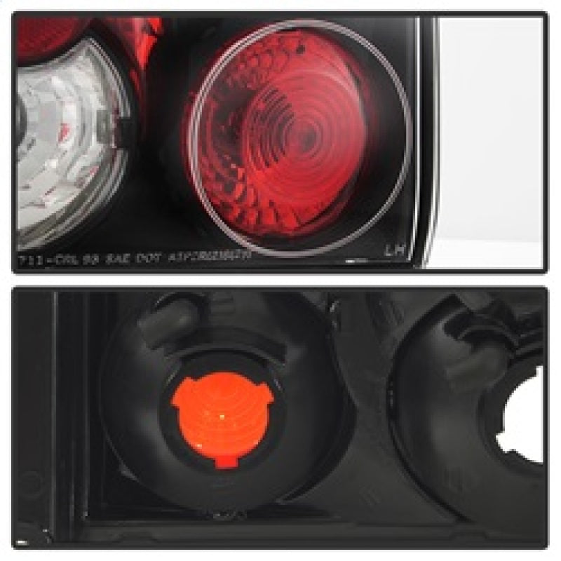 Spyder Toyota Corolla 93-97 Euro Style Tail Lights Black ALT-YD-TC93-BK SPYDER Tail Lights  AXOPROS