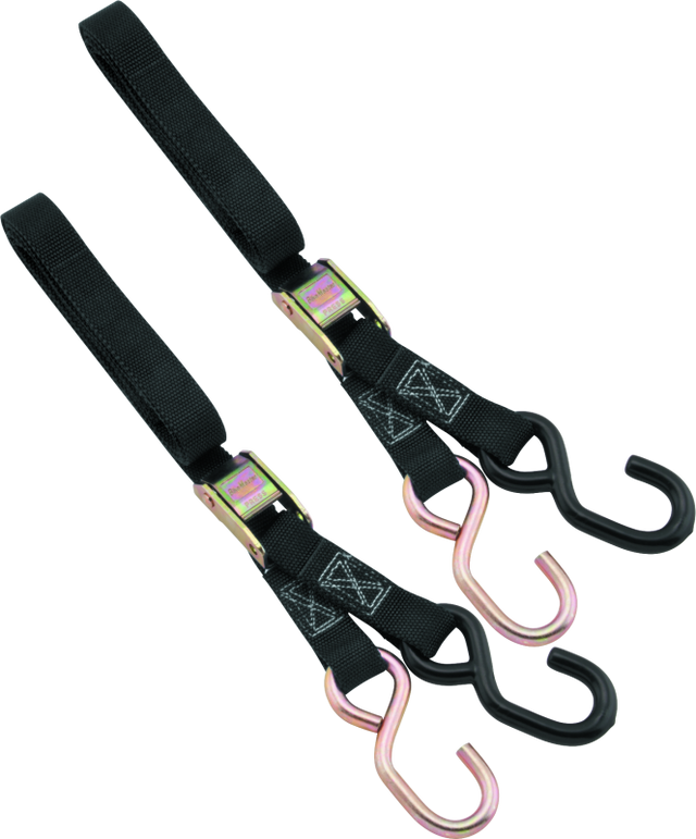 BikeMaster 1x72in Tiedown 20pc Carton - Black BikeMaster Cargo Tie-Downs  AXOPROS