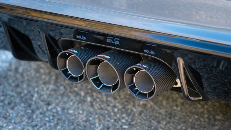 Borla 2023 Honda Civic Type R MT ATAK Catback Exhaust w/ 4in Black Anodized Carbon Fiber Tips Borla Catback  AXOPROS