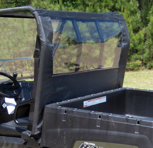 Seizmik 10-22 Polaris Ranger 400/Ranger - Mid Ranger EV Rear Dust Panel Seizmik Windshields  AXOPROS
