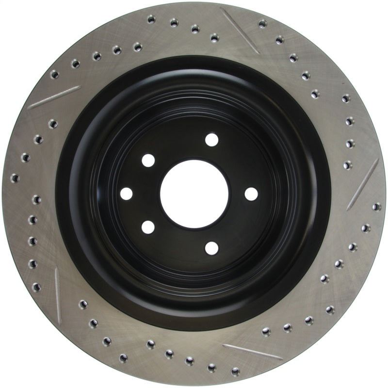 StopTech Infiniti G37 / Nissan 370Z SportStop Slotted & Drilled Rear Right Rotor Stoptech Brake Rotors - Slot & Drilled  AXOPROS