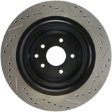 StopTech Infiniti G37 / Nissan 370Z SportStop Slotted & Drilled Rear Right Rotor Stoptech Brake Rotors - Slot & Drilled  AXOPROS