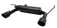 Gibson 07-17 Jeep Wrangler JK Rubicon 3.8L 2.5in Cat-Back Dual Split Exhaust - Black Elite (Ceramic) Gibson Catback  AXOPROS