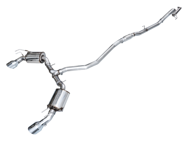 AWE Tuning 22+ Honda Civic Si/Acura Integra Touring Edition Catback Exhaust - Dual Chrome Silver Tip AWE Tuning Catback  AXOPROS