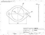 Turbo XS 2-Bolt High Temperature Exhaust Gasket 76mm/3in ID (Single) Turbo XS Exhaust Gaskets  AXOPROS