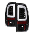 Spyder 08-16 Ford Super Duty F-250 V3 Light Bar LED Tail Lights - Black (ALT-YD-FS07V3-LBLED-BK) SPYDER Tail Lights  AXOPROS