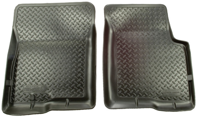 Husky Liners 97-12 Chevrolet Econoline Full Size Classic Style Black Floor Liners Husky Liners Floor Mats - Rubber  AXOPROS