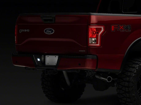 Raxiom Raxiom 07-14 Ford F-150 Axial Series LED License Plate Lamps- Smoked Bulbs aftermarket performance part