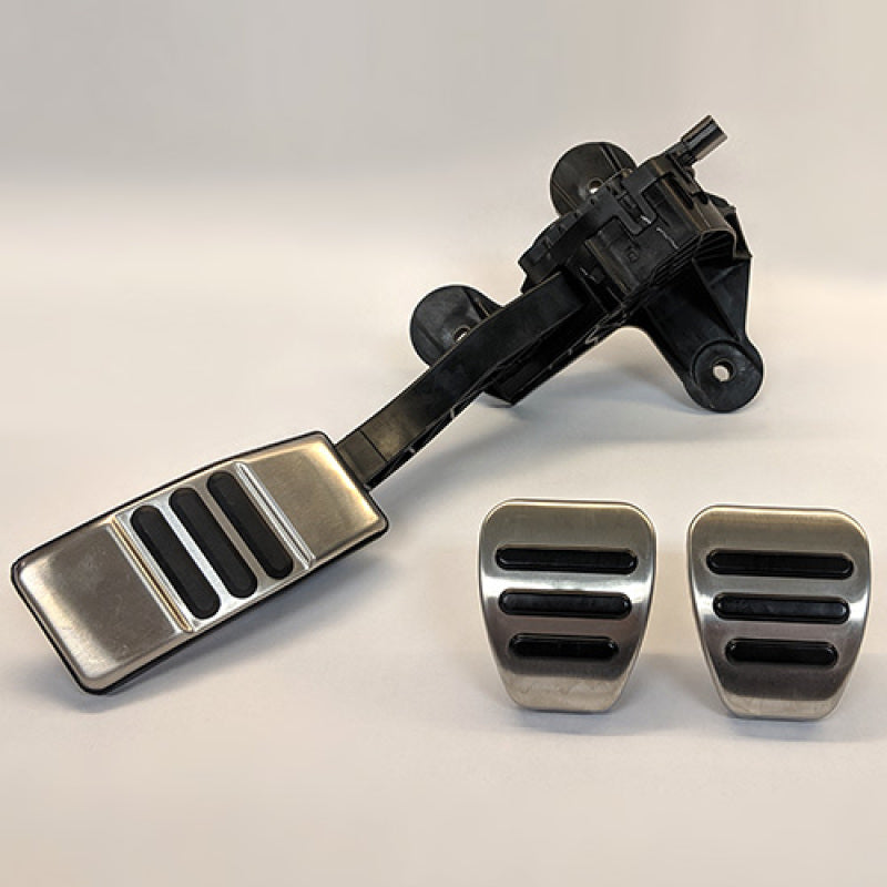 Ford Racing Aluminum and Urethane 11-17 Ford Mustang - Upgrade to Premium Package Pedals Ford Racing Pedal Covers  AXOPROS