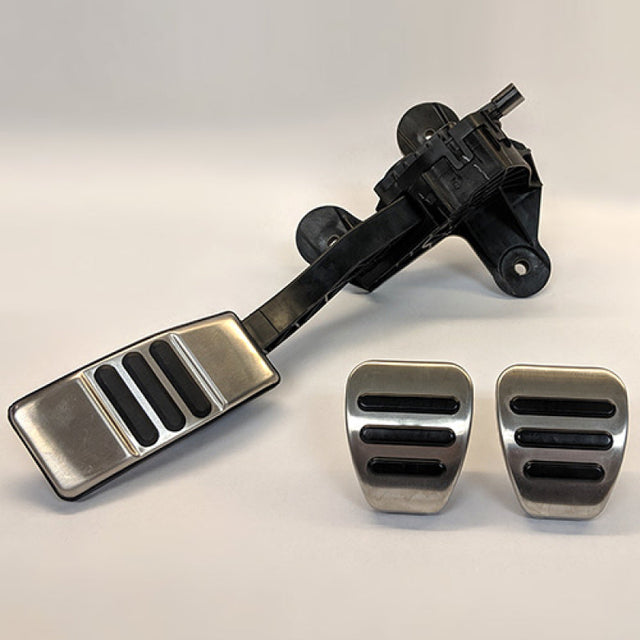 Ford Racing Aluminum and Urethane 11-17 Ford Mustang - Upgrade to Premium Package Pedals Ford Racing Pedal Covers  AXOPROS