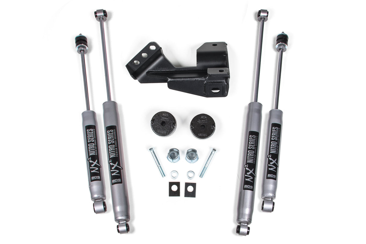 2 Inch Leveling Kit - Coil Spacer - Ford F250/F350 Super Duty (17-24) 4WD BDS Suspension Suspension Lift Kit  AXOPROS