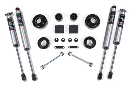 2 Inch Lift Kit - Coil Spacer - Jeep Wrangler JK (07-11) 2-Door BDS Suspension Suspension Lift Kit  AXOPROS