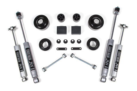 2 Inch Lift Kit - Coil Spacer - Jeep Wrangler JK (07-11) 2-Door BDS Suspension Suspension Lift Kit  AXOPROS