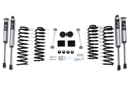 2 Inch Lift Kit - Coil Spring - Jeep Wrangler JK (07-11) 4-Door BDS Suspension Suspension Lift Kit  AXOPROS