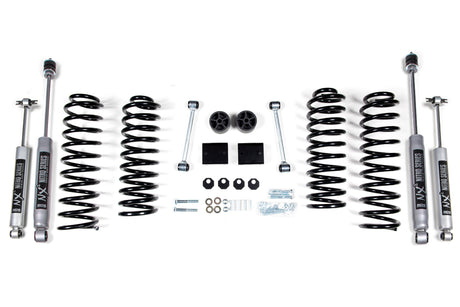 2 Inch Lift Kit - Coil Spring - Jeep Wrangler JK (07-11) 4-Door BDS Suspension Suspension Lift Kit  AXOPROS