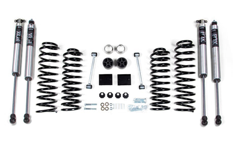 2 Inch Lift Kit - Coil Spring - Jeep Wrangler JK (12-18) 4-Door BDS Suspension Suspension Lift Kit  AXOPROS