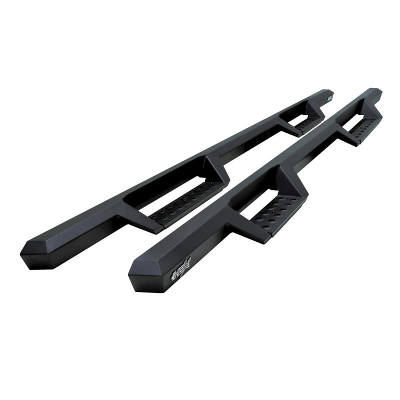 Westin 04-13 Chevy Silverado 1500 Crew Cab 2004-2013 HDX Drop Nerf Step Bars - Textured Black Westin Nerf Bars  AXOPROS