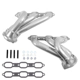 2006-10 CHARGER CHALLENGER 3.5L SHORTY EXHAUST HEADERS (POLISHED SILVER CERAMIC) BBK Performance Parts Exhaust Header  AXOPROS